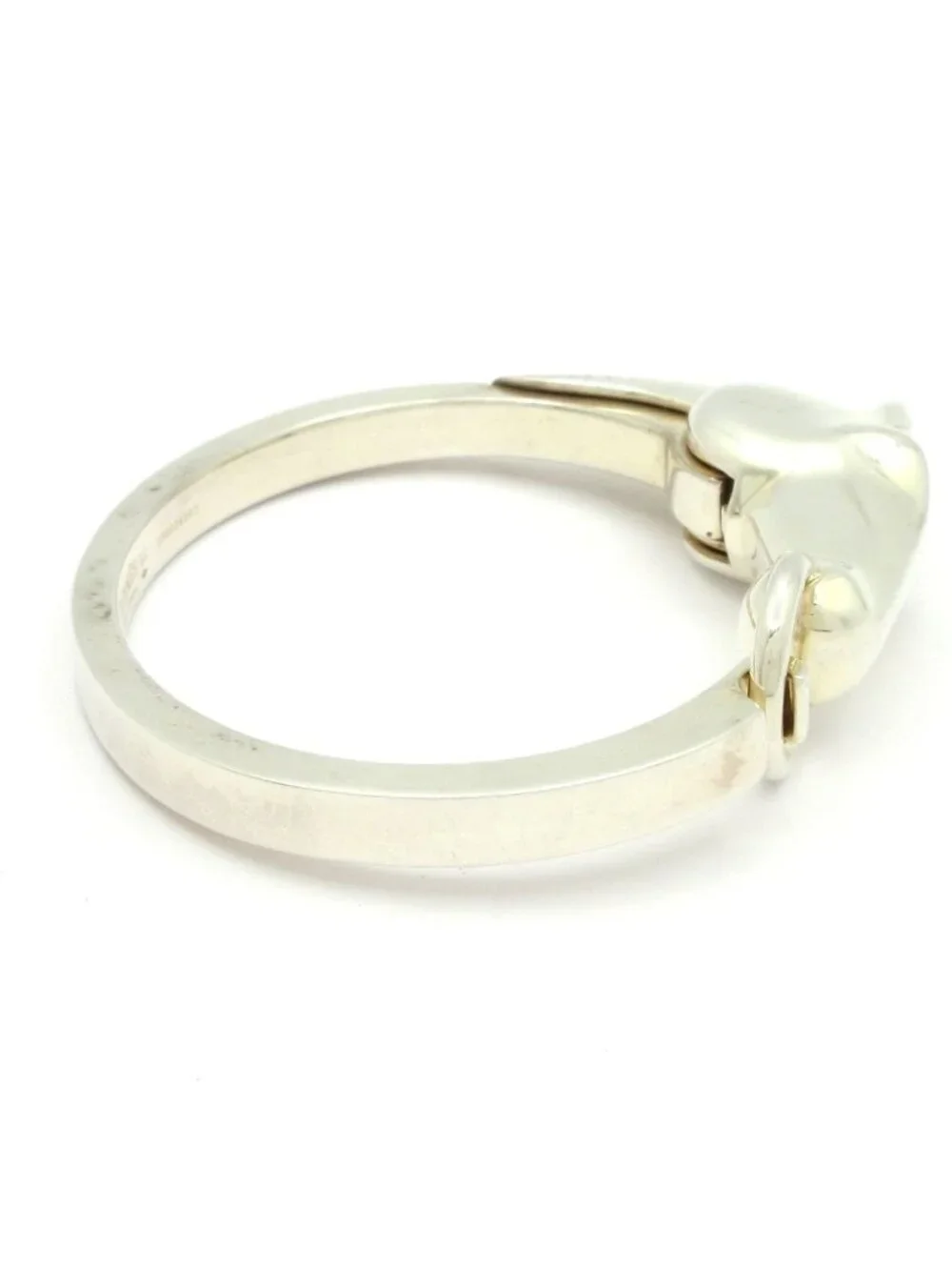 Hermes Bangle Gallop Silver Bracelet